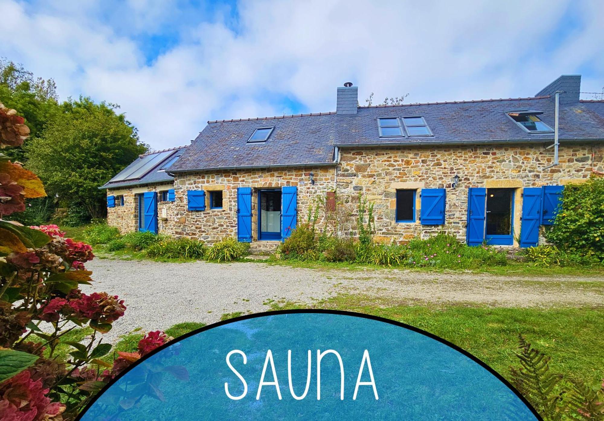 Ti Vaen I Maison Traditionnelle Bretonne & Sauna Lanvéoc Εξωτερικό φωτογραφία