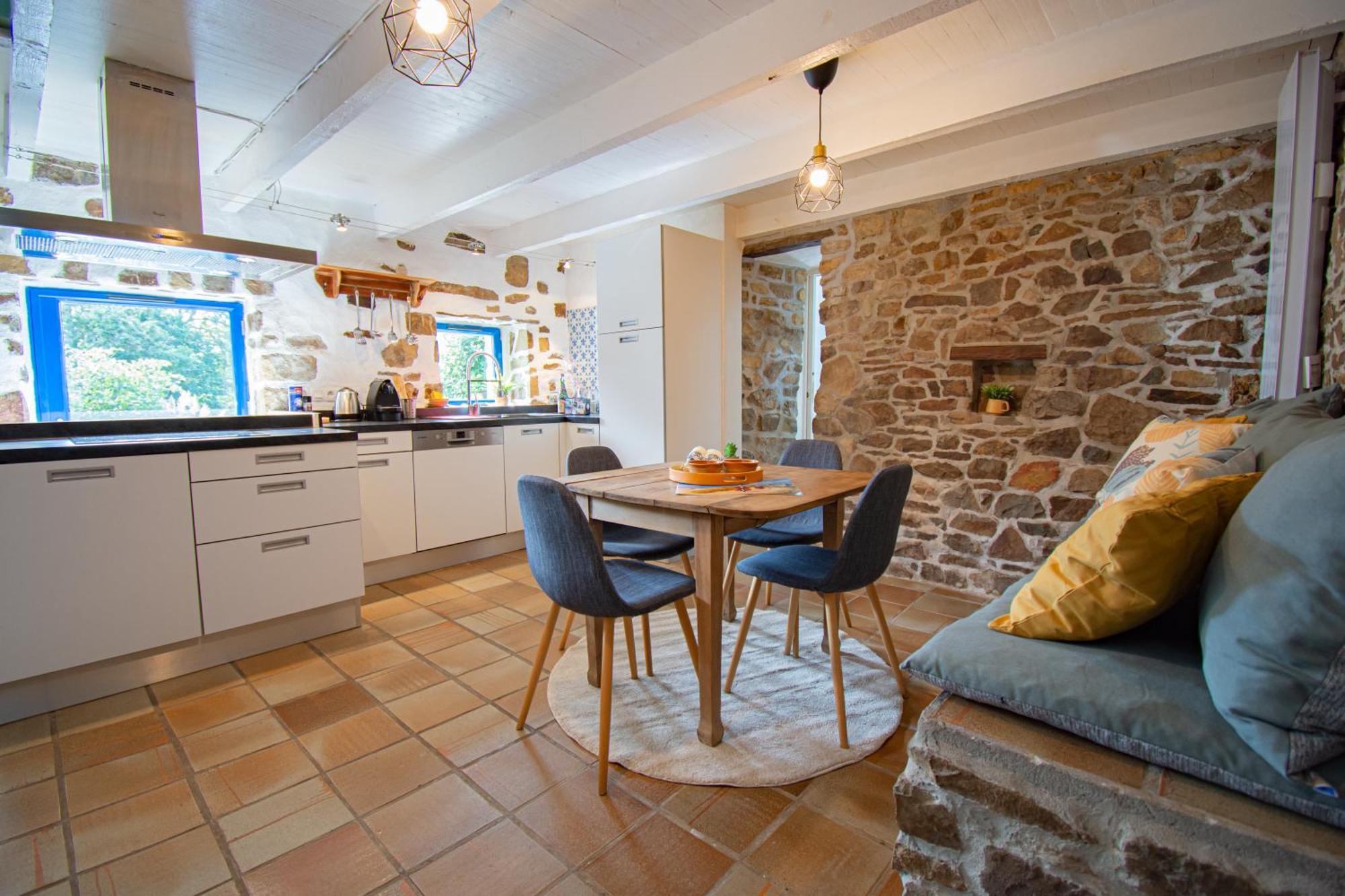 Ti Vaen I Maison Traditionnelle Bretonne & Sauna Lanvéoc Εξωτερικό φωτογραφία